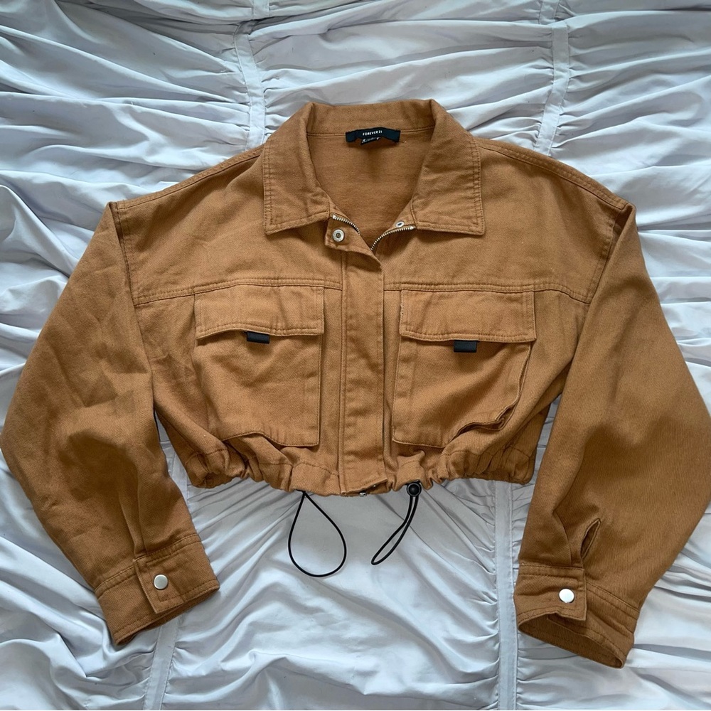 Cropped Utility Jacket-Carharatt Like